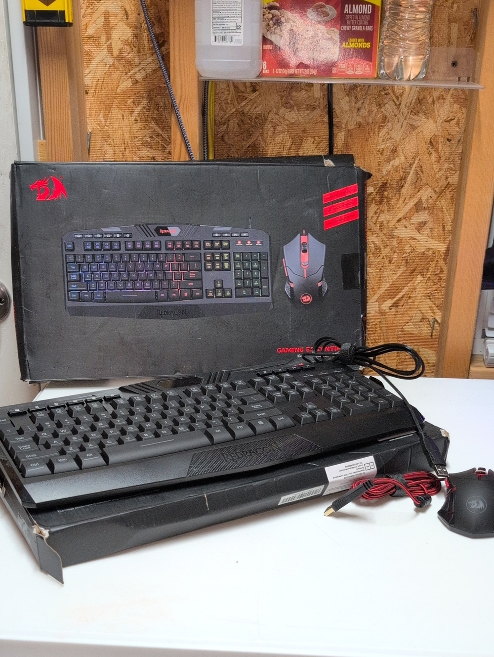 2-InRedragon RGB Gaming Wired  Keyboard & Mouse Combo in Black